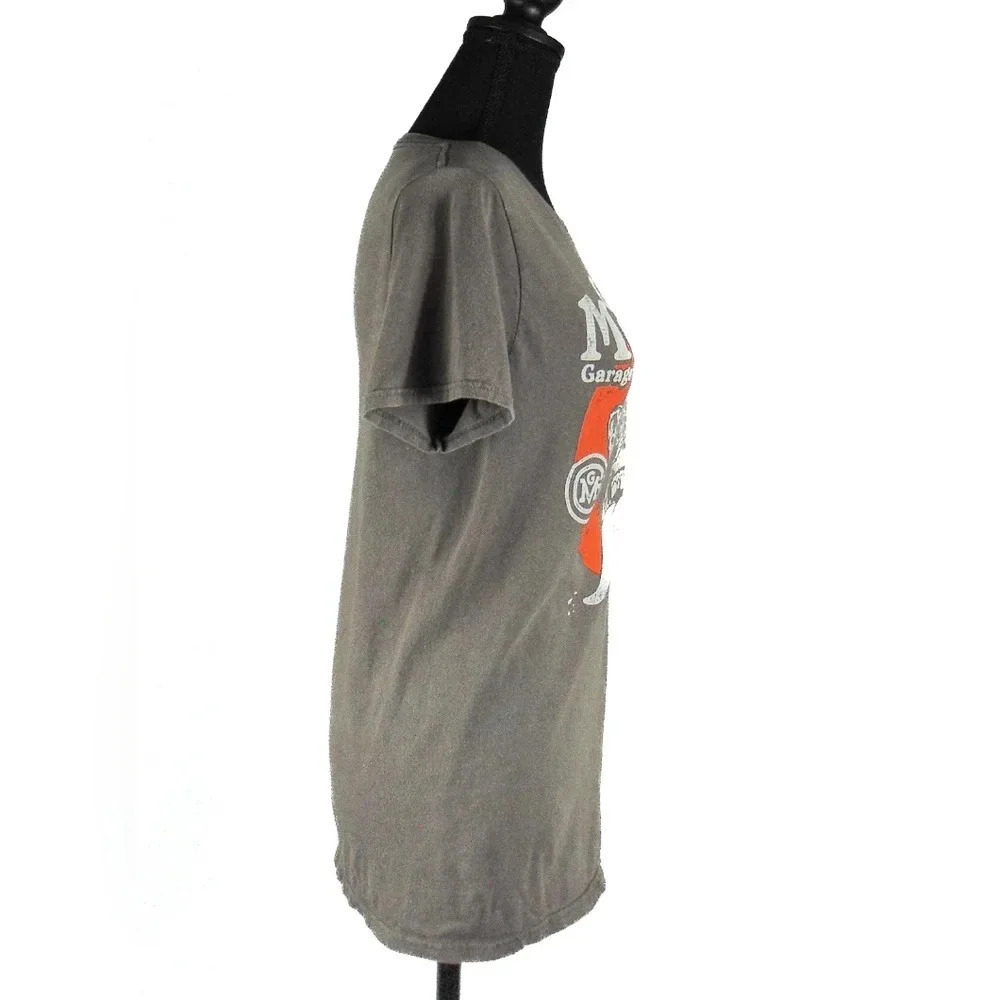 Gas Monkey Garage Tshirt Grey With Orange Logo sz Small - Picture 4 of 5